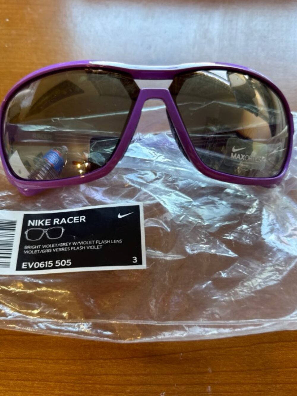 Nike RACER EV0615 Sunglasses Purple brand new